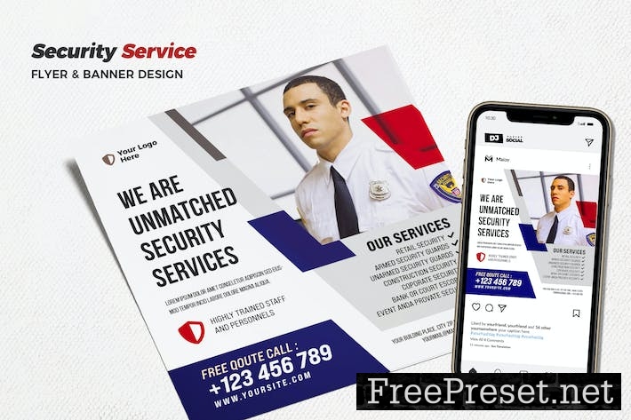 Security Service Flyer 5Z25YCA