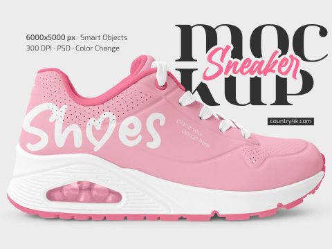 Sneaker Shoe Mockup 12707837