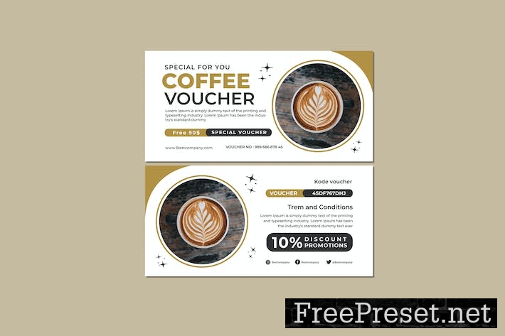 Special For You Coffee Voucher 2LCAJMG