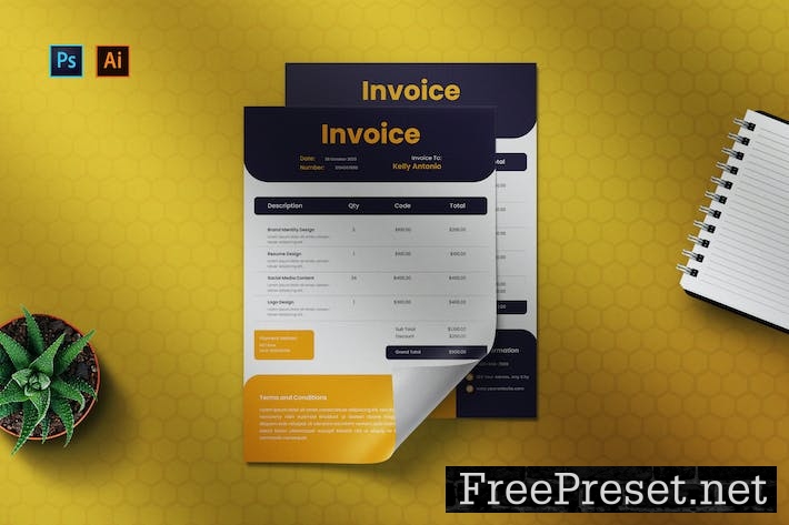 Spirounded - Invoice Template MM8ZJEN