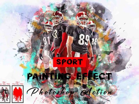 Sport Painting Effect Photoshop Action 11640452