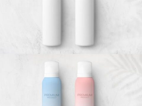 Spray Bottles Mockups for Branding 437288652