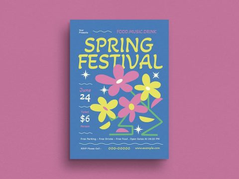 Spring Festival Event Flyer ZBZG5RB