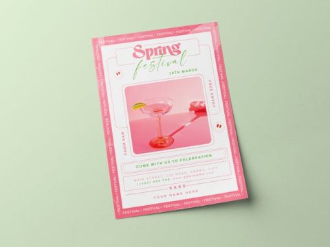 Spring Festival Flyer R6KU75F