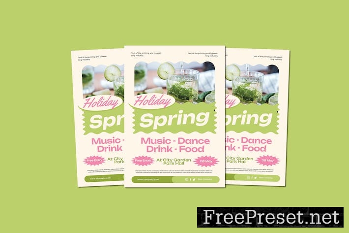 Spring Holiday Flyers