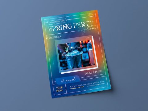 Spring Party Flyer