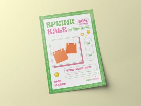 Spring Sale Flyer 7BNQ5PS