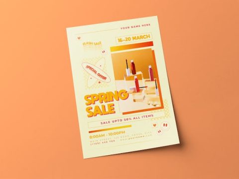 Spring Sale Flyer LF569PD