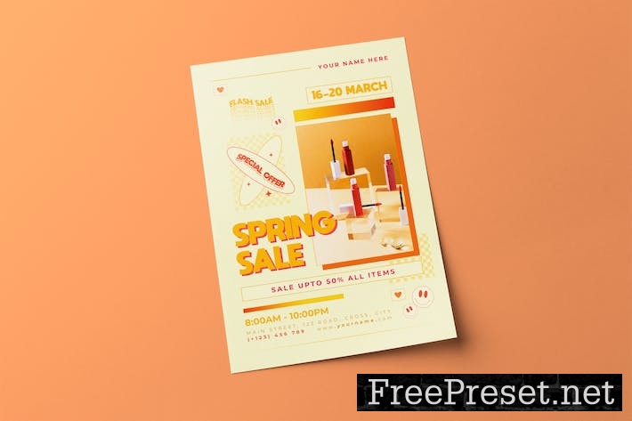 Spring Sale Flyer LF569PD