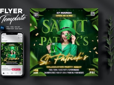 St Patrick's Day Flyer 9G6BXZ5