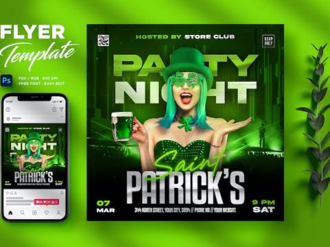 St Patrick's Day Flyer JENS934