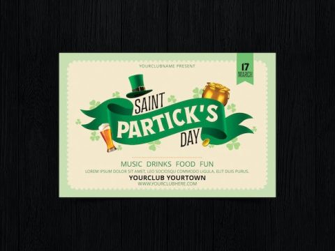 St. Patrick's Day Flyer template CQ4N2JZ