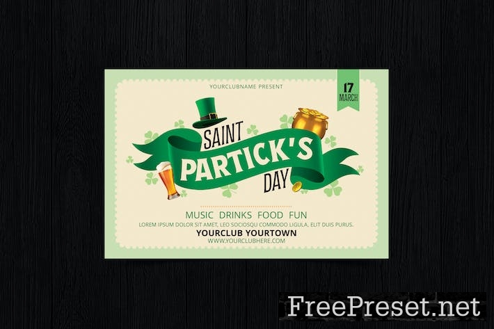 St. Patrick's Day Flyer template CQ4N2JZ