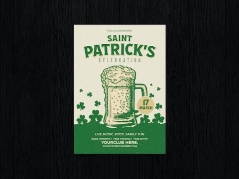 St. Patrick's Day Flyer template PRCUS9J