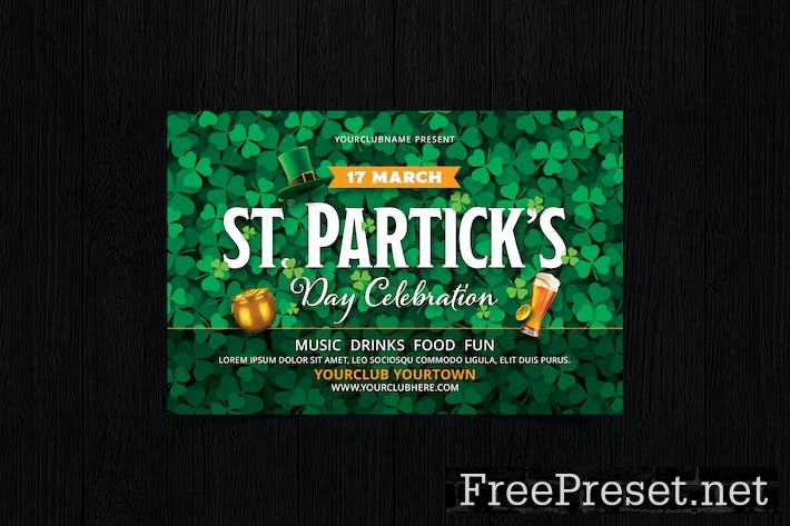 St. Patrick's Day Flyer WP4KYE4