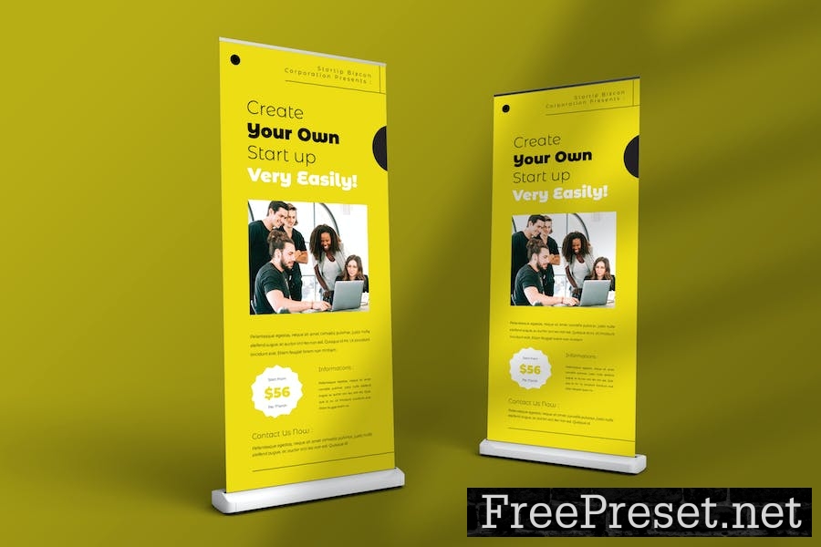 Start Up Roll Up Banner CNLNABN