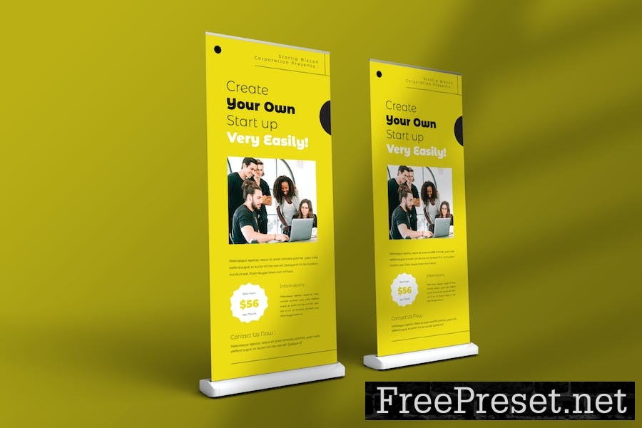 Start Up Roll Up Banner CNLNABN