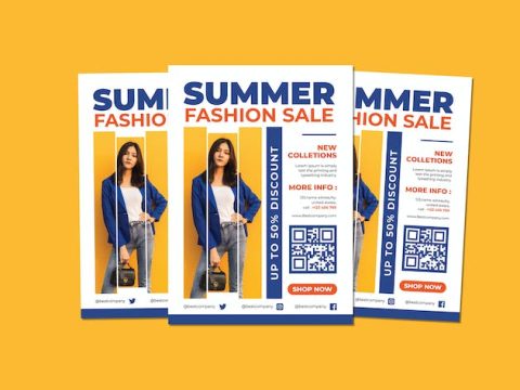 Summer Fashion Sale Flyers J2KL9G4