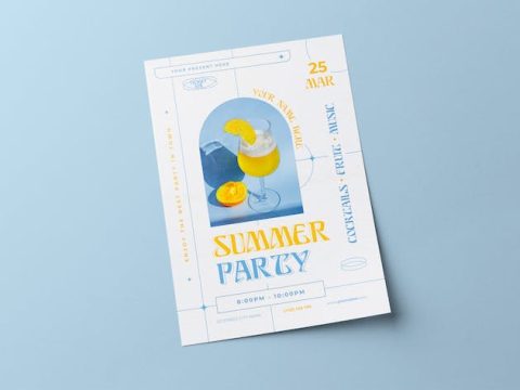 Summer Party Flyer KRJB544