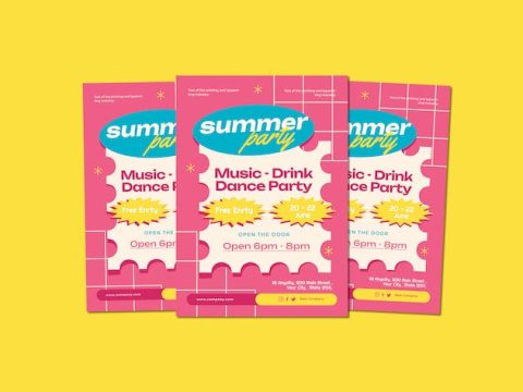 Summer Party Flyers L2AT3SB