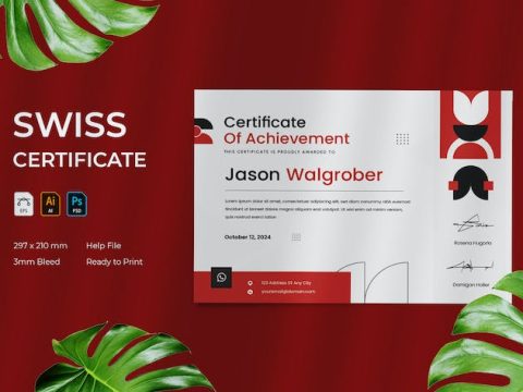 Swiss - Certificate RLNZ5CN