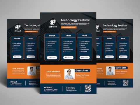 Technology Festival - Flyer Template PCWN23V