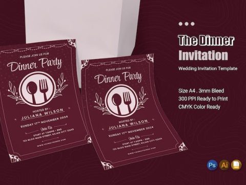 The Dinner Party Invitation