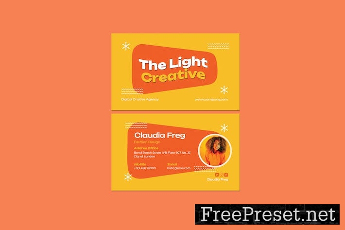 The Light Creative Business Card F5KK3HB