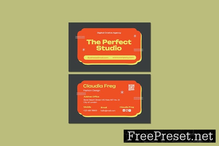 The Perfect Studio Business Card J9BVKBW