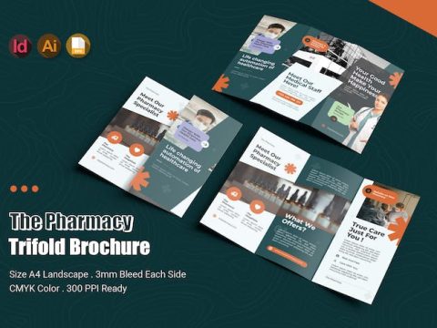 The Pharmacy Trifold Brochure DC9QXP3