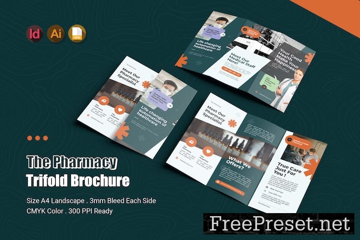 The Pharmacy Trifold Brochure DC9QXP3