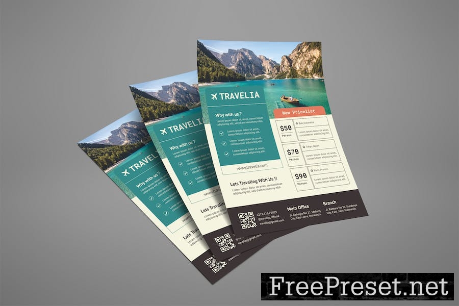 Travel Agency - Flyer Template 3M6JMYL