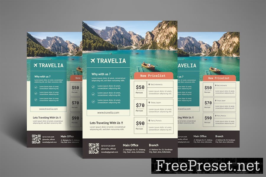 Travel Agency - Flyer Template 3M6JMYL