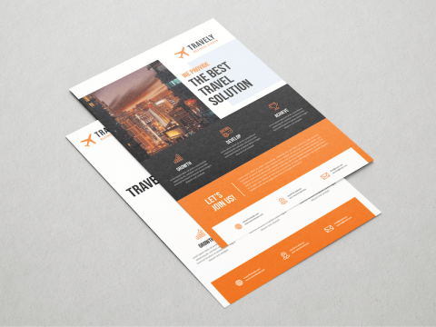 Travel Business Flyer Template DR3ZW28