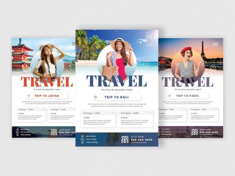 Travel & Itinerary Flyer Template H2RJAZF