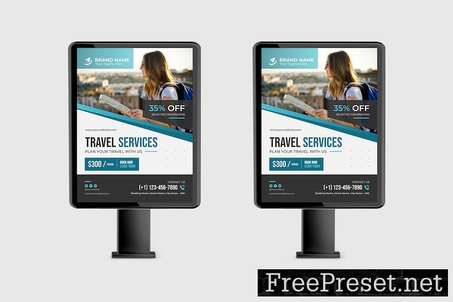 Travel Services Billboard KDBYKKV