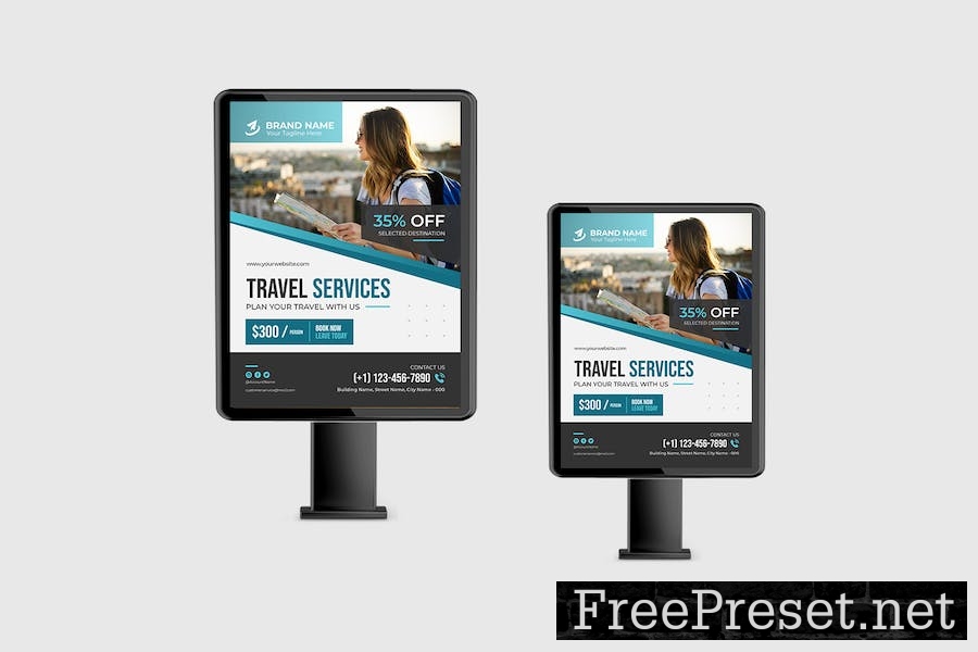 Travel Services Billboard KDBYKKV