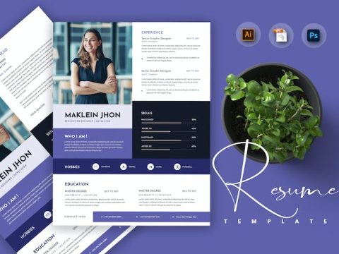 Ulli Creative Resume & CV Template EJ57CFD