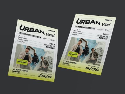 Urban Fashion Sale Flyer Z7Y8ZXH