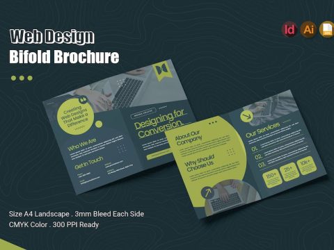 Web Design Bifold Brochure