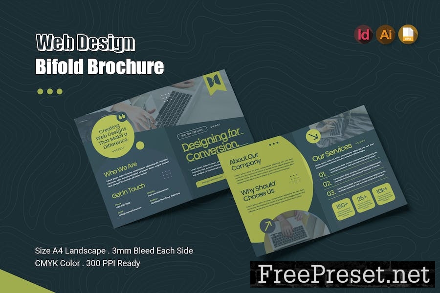 Web Design Bifold Brochure