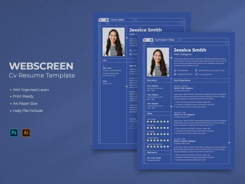 Webscreen Resume Template NZHCAR5