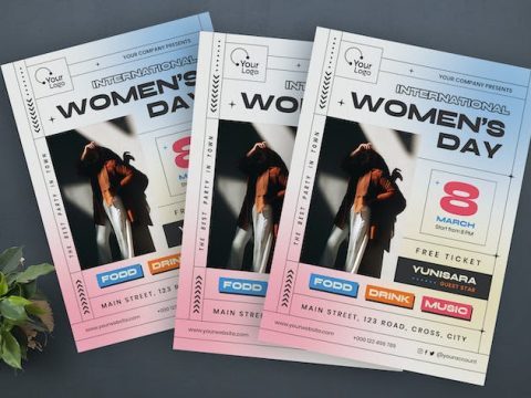 Women's Day Flyer Template 82MD3BC