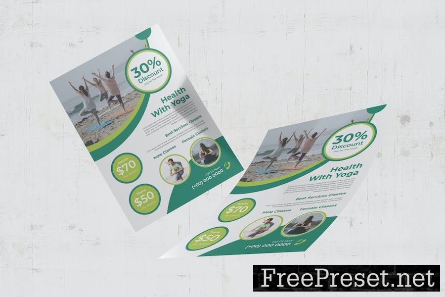 Yoga Instructor Flyer FK84UET