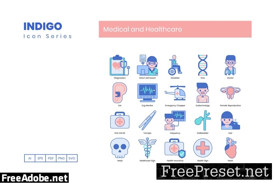 105 Medical & Healthcare Line Icons