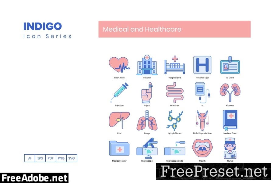 105 Medical & Healthcare Line Icons