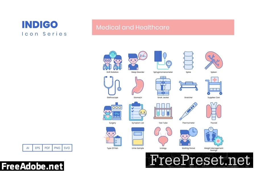 105 Medical & Healthcare Line Icons