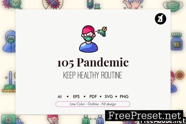 105 Pandemic icon pack 8BV9SUV