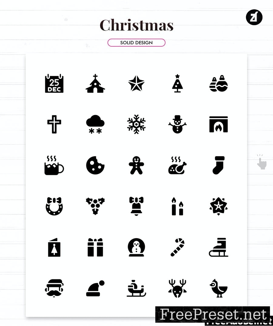 110 Christmas elements icon pack QC7ZVM4