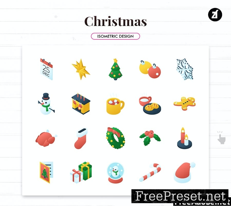 110 Christmas elements icon pack QC7ZVM4